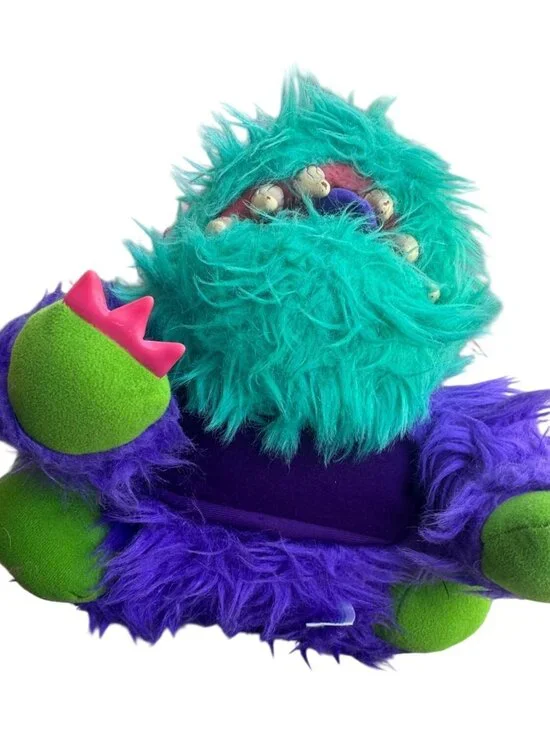Vintage 1986 My Pet Monster, Rark, Hand Puppet Stuffed Animal Without Handcuffs - Picture 3 of 13
